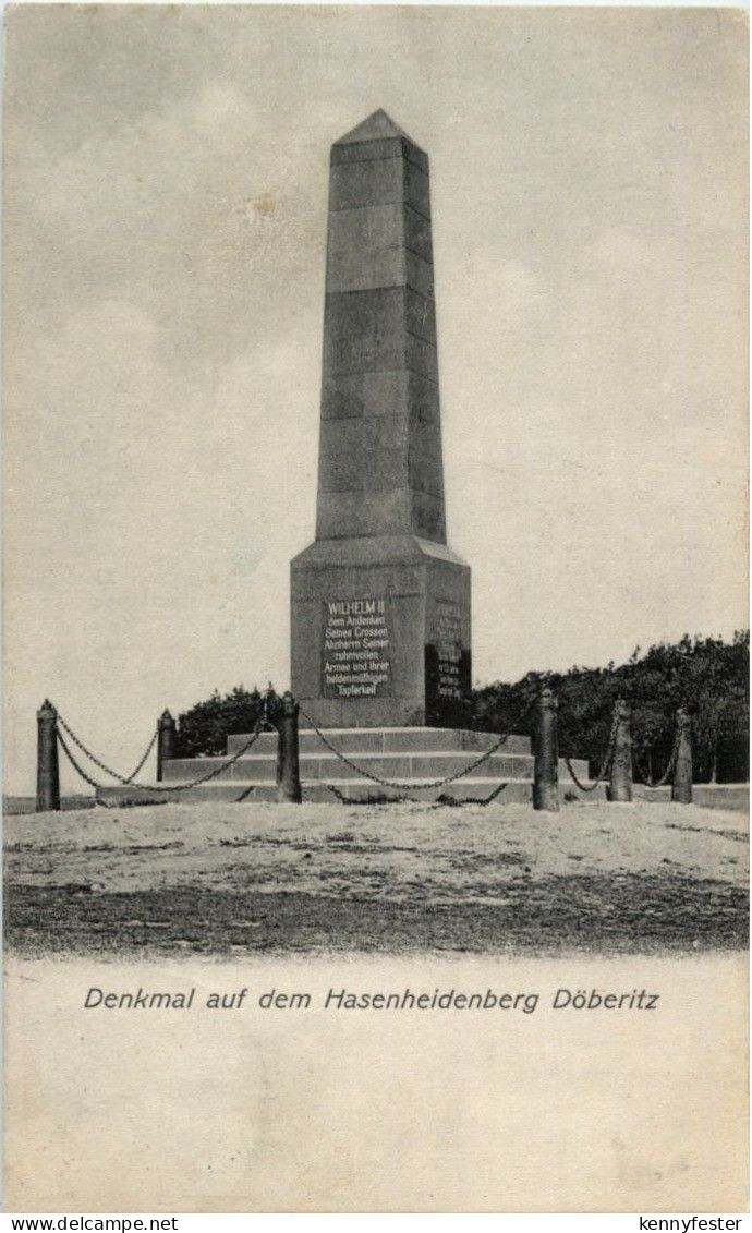 Döberitz - Denkmal auf dem Hasenheidenberg