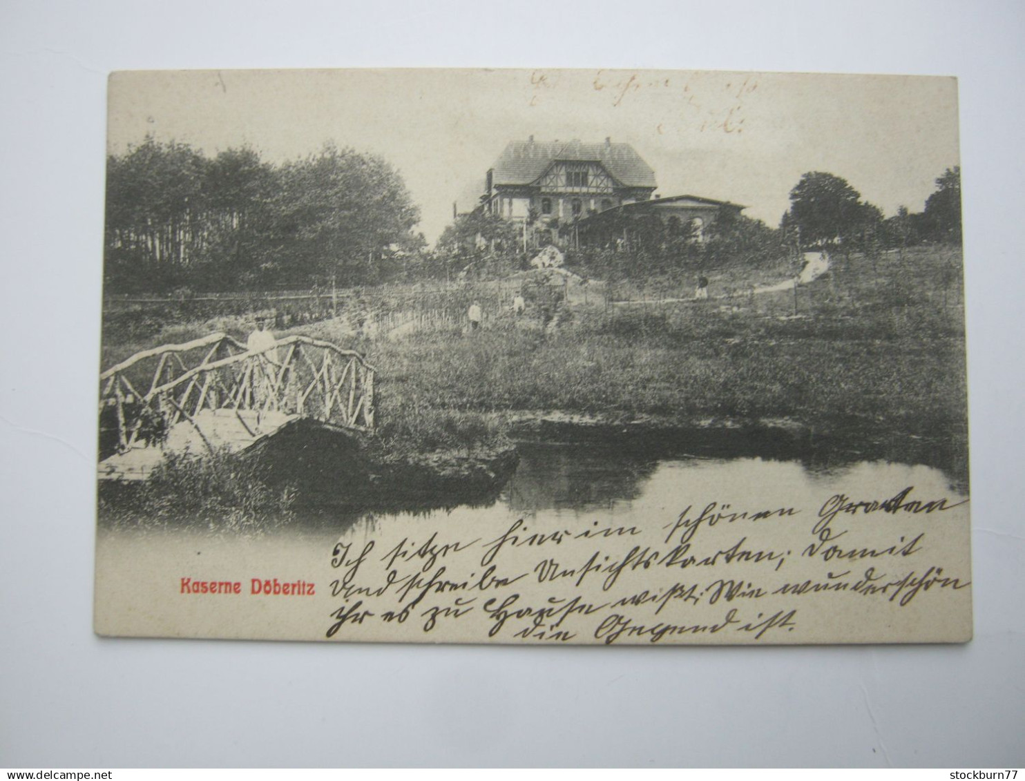 DÖBERITZ   , Kaserne  ,    seltene Karte um  1910