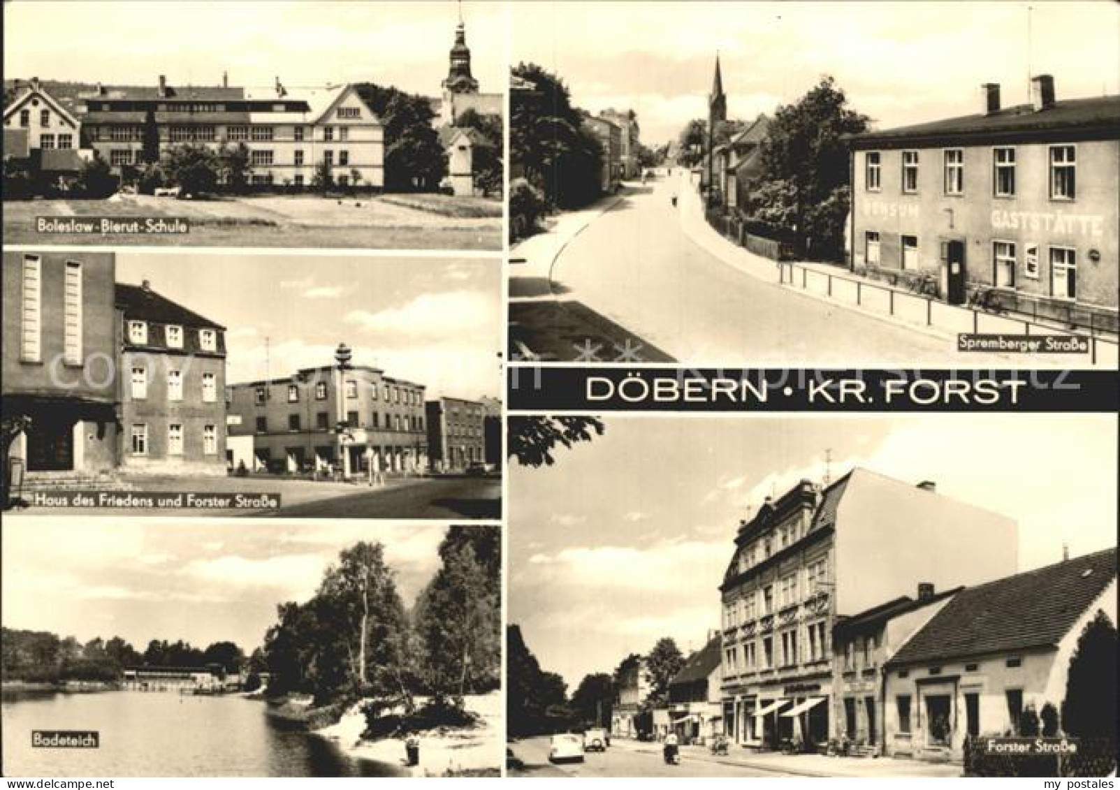 Doebern Niederlausitz Forster Srasse Badeteich