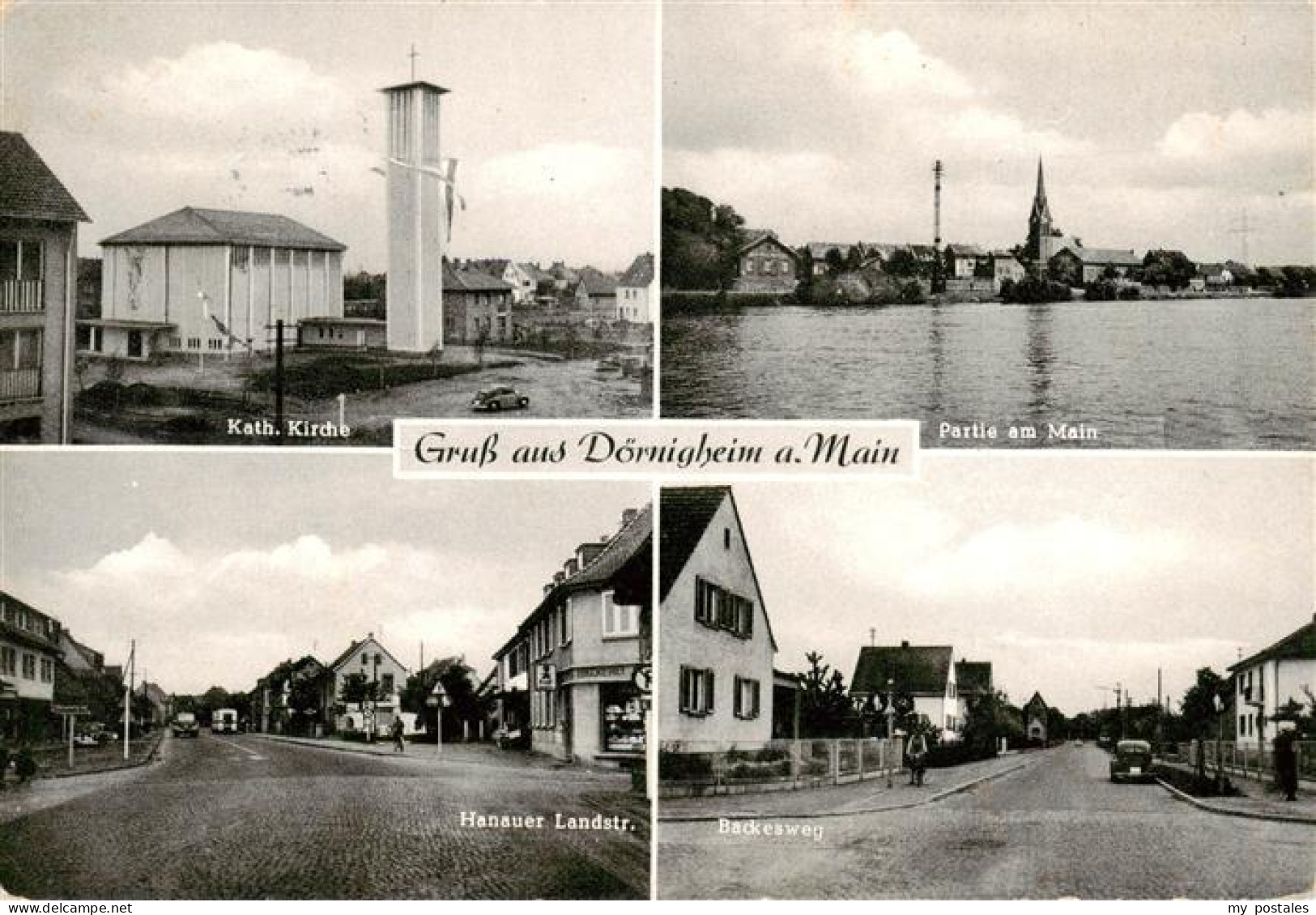 Doernigheim Maintal Kath Kirche Mainpartie Hanauer Landstrasse Backesweg