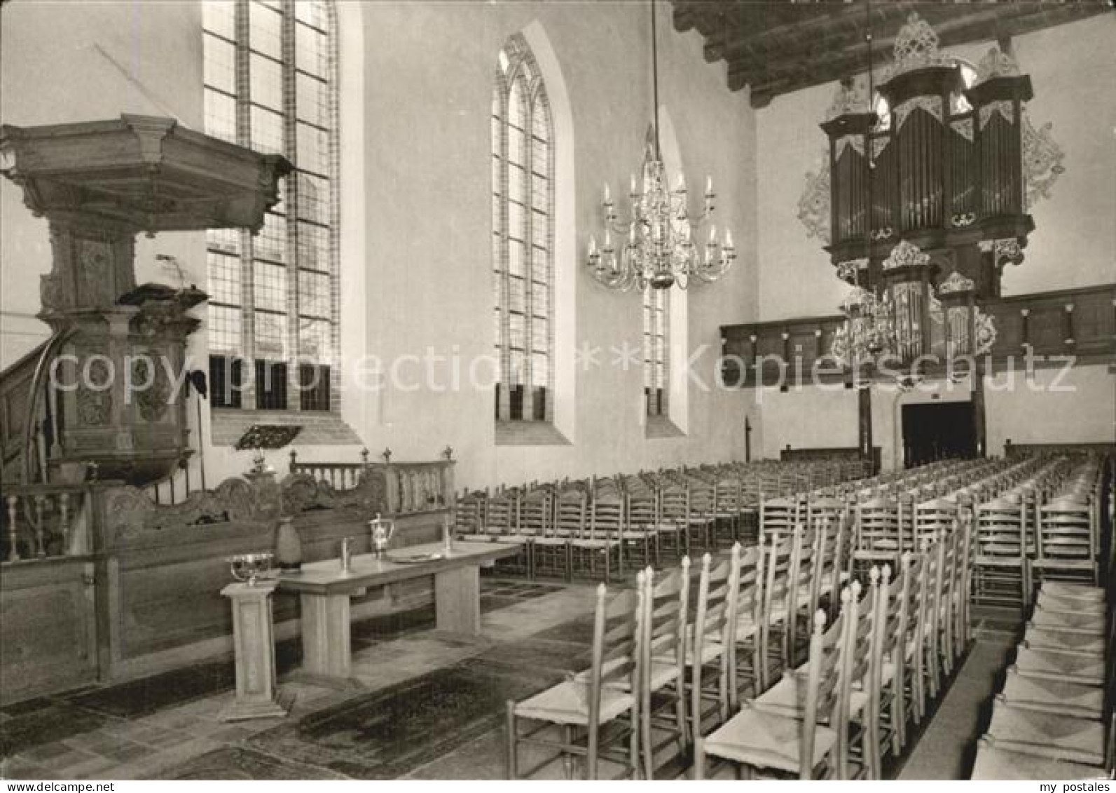 Dokkum Martinuskerk Orgel Preekstoel Kirche Orgel Predigtstuhl