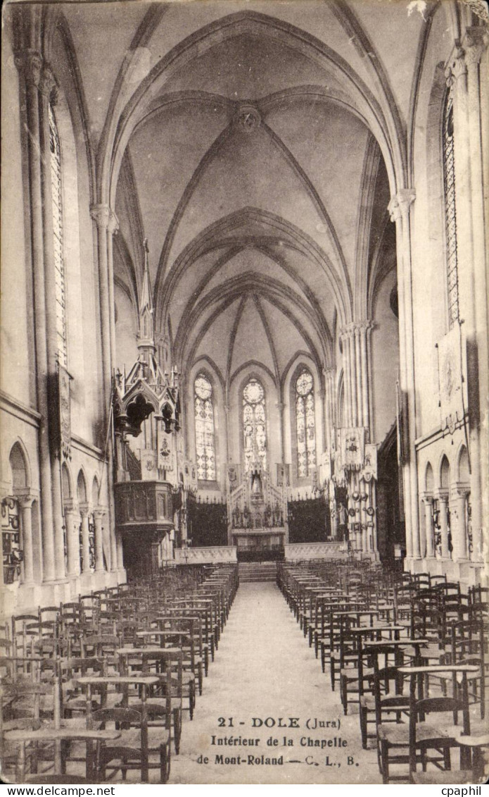 Dole - Interieur de la Chapelle - CPA