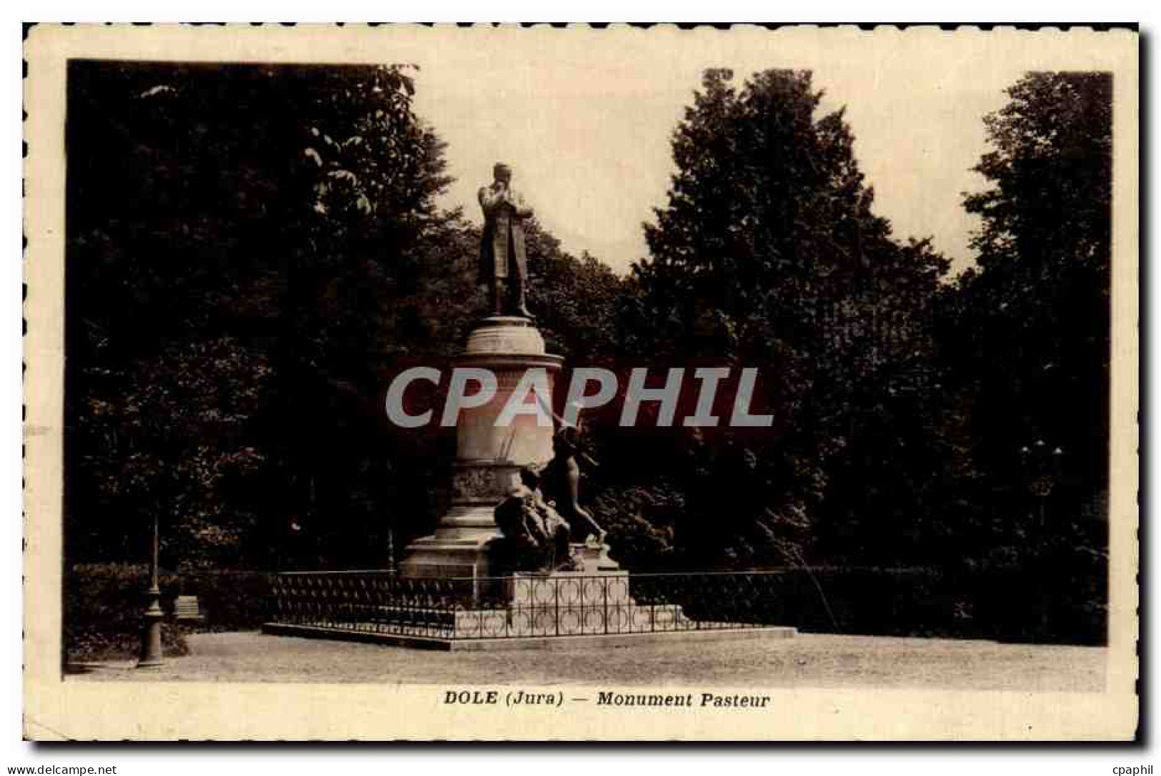 Dole - Monument Pasteur - CPA