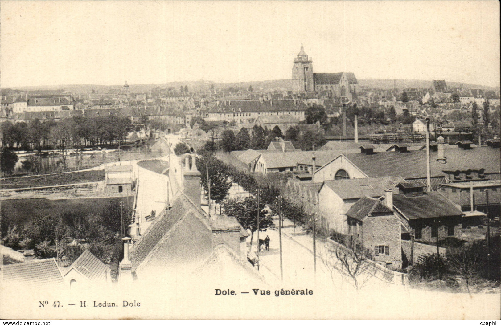 Dole - Vue Generale - CPA