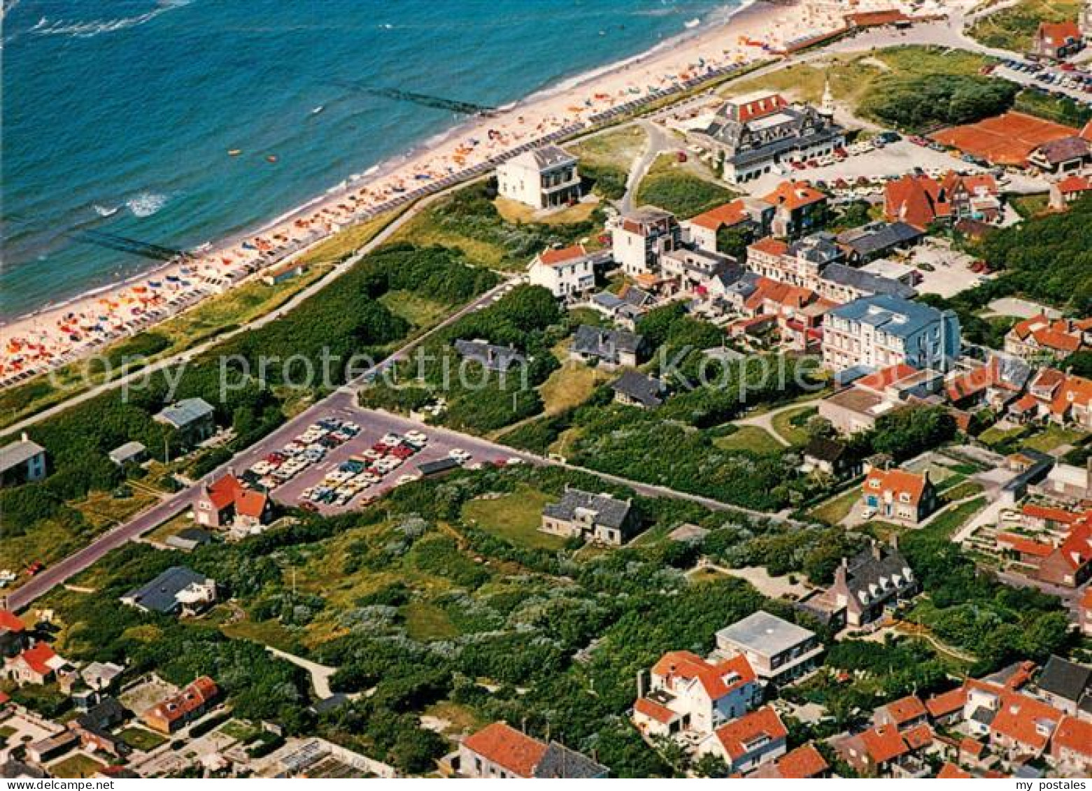 Domburg Zeebad luchtopname