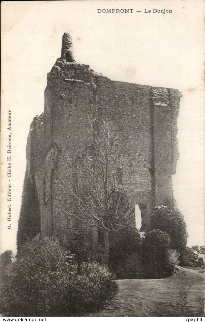 Domfront cPA Le donjon