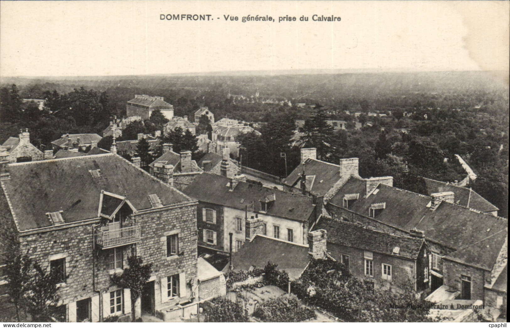 Domfront - Vue Generale prise du Calvaire - CPA