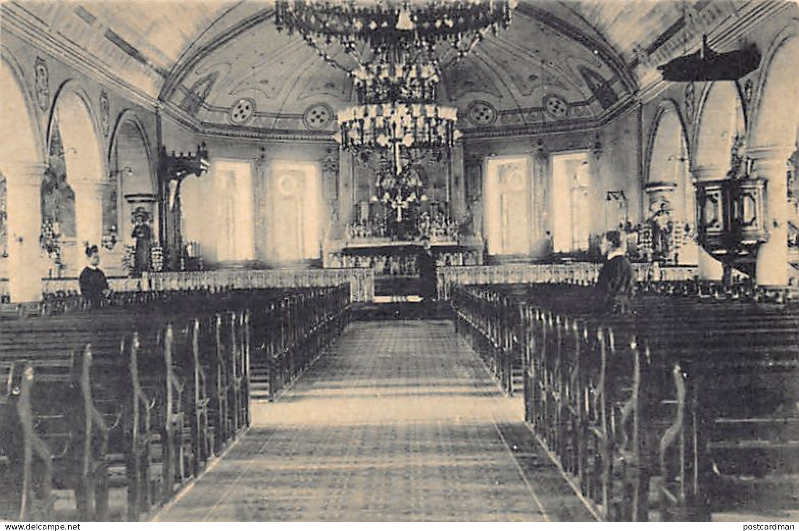Dominica - ROSEAU - Inside the church - Publ. Mission of the Belgian Redemptorist Fathers in the West Indies 2