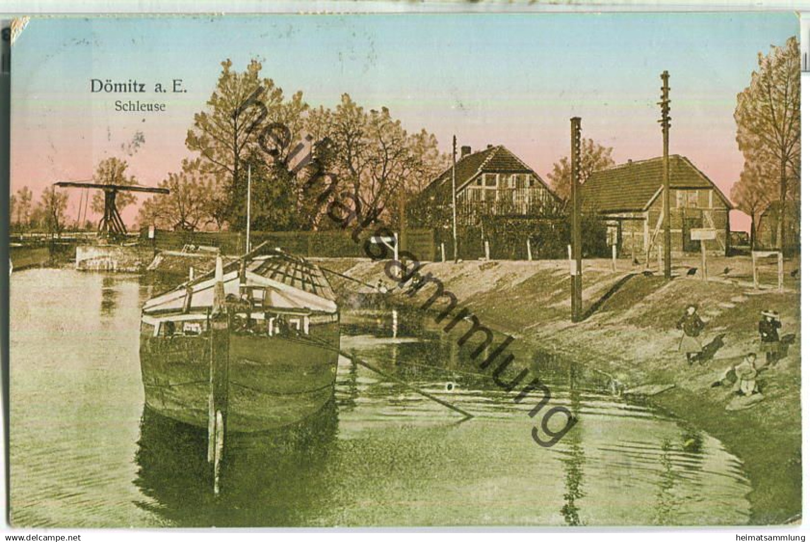 Dömitz - Schleuse - Verlag Edmund Mattig Dömitz