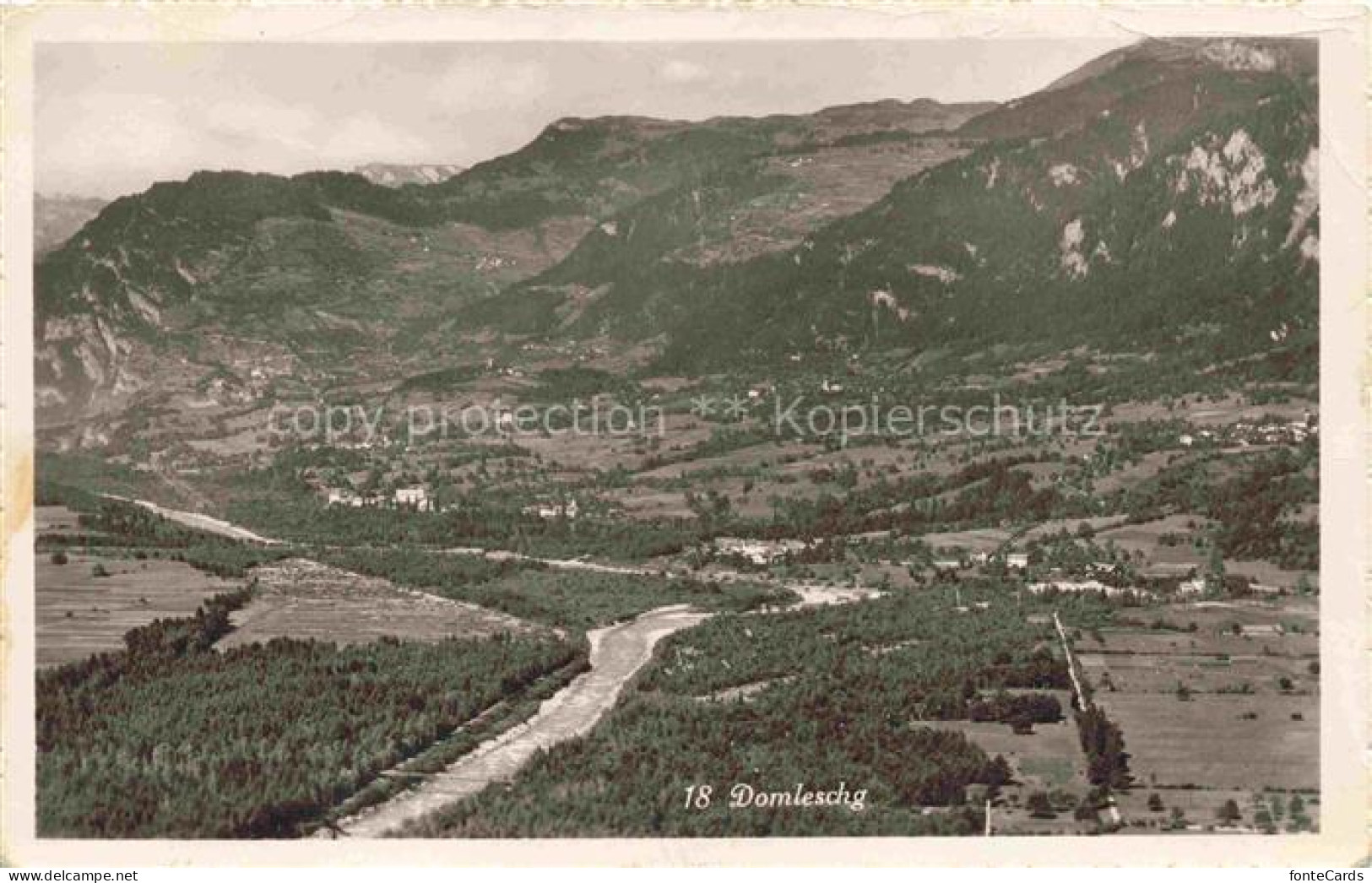 Domleschg GR Panorama