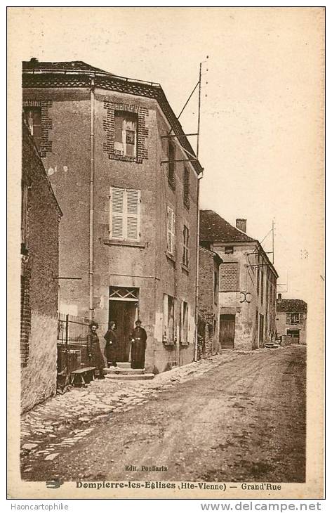 Dompierre les eglises : grande rue