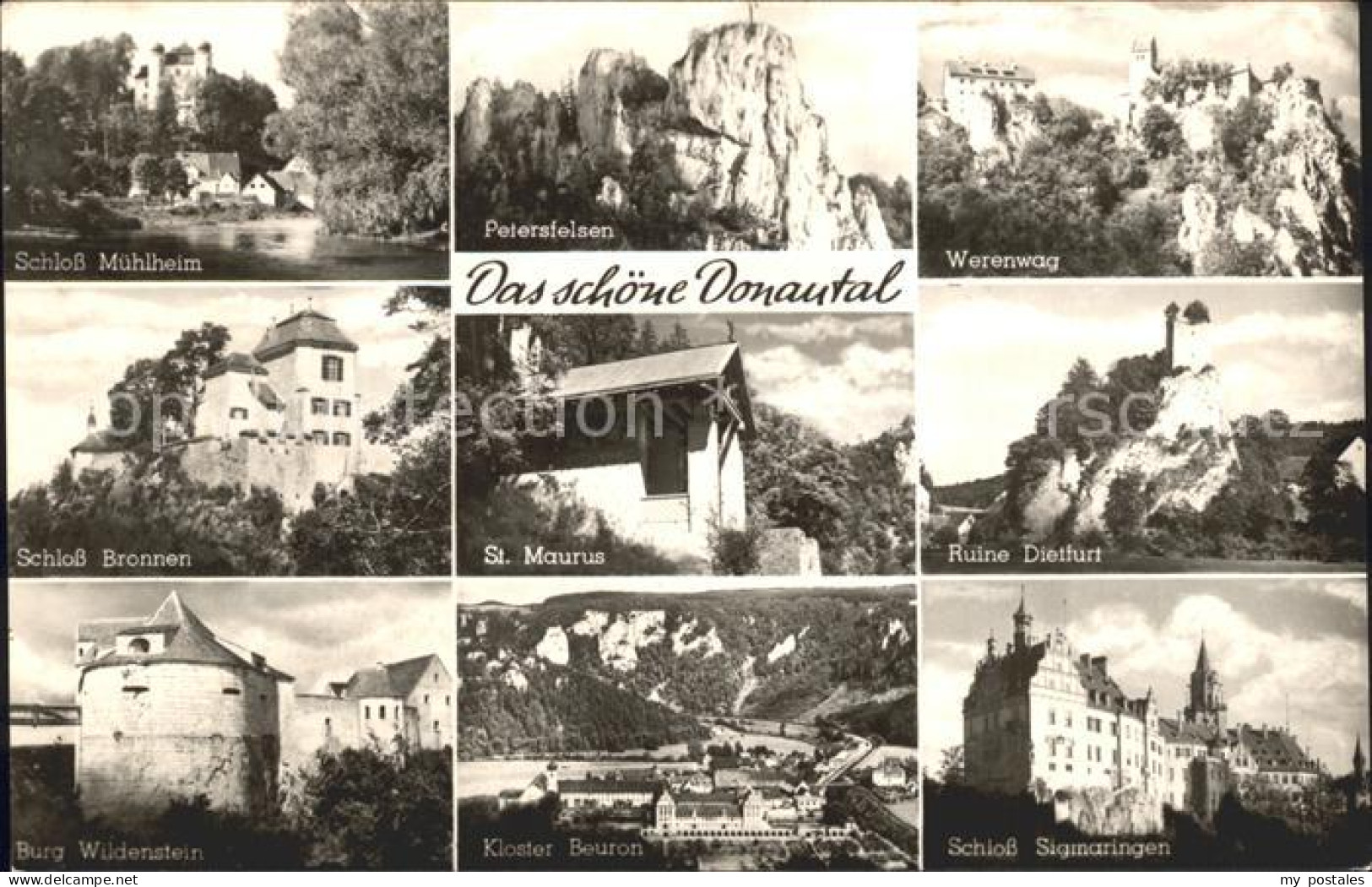 Donautal Schloss-Muehlheim Werenwag Petersfelsen Ruine-Dietfurt St. Maurus Schlo