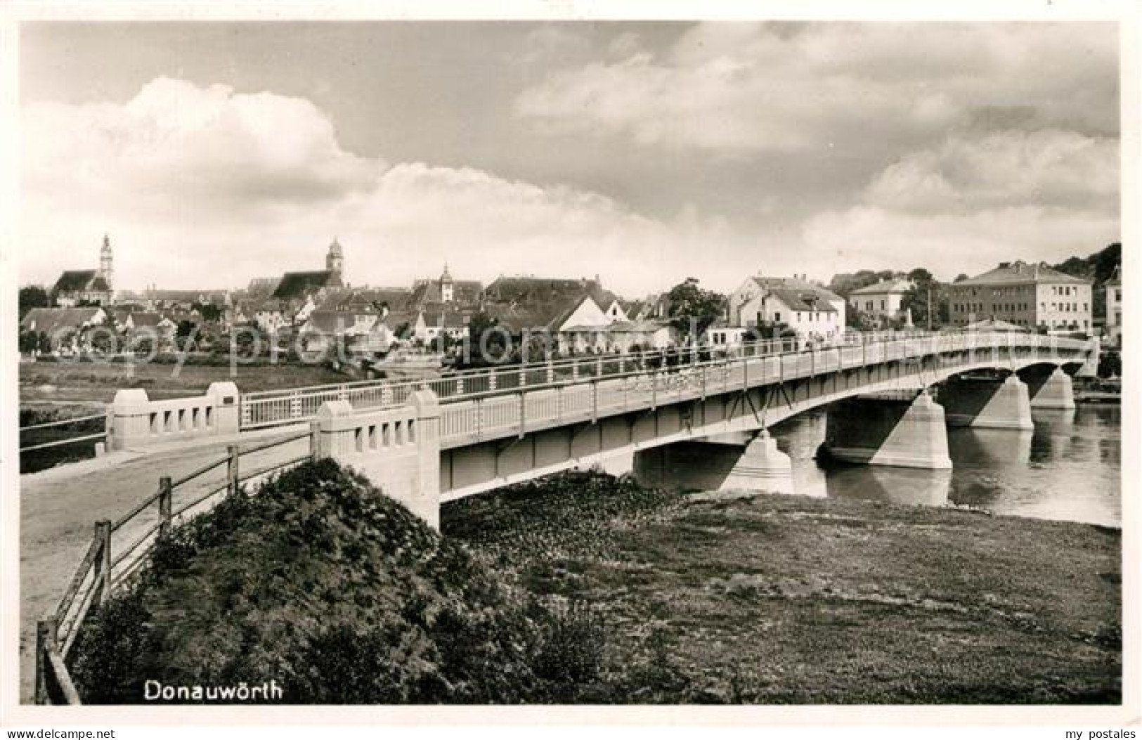 Donauwoerth Bayern Brueckenpartie