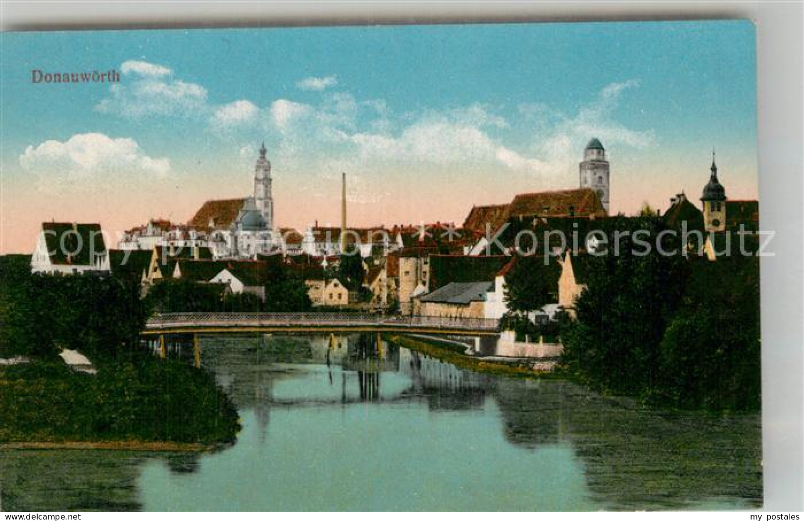 Donauwoerth Bayern Donaubruecke