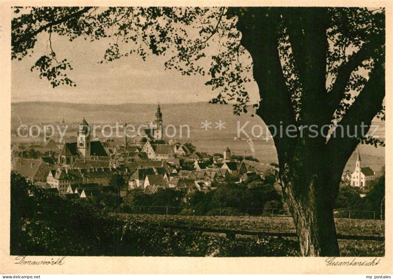 Donauwoerth Bayern Gesamtansicht