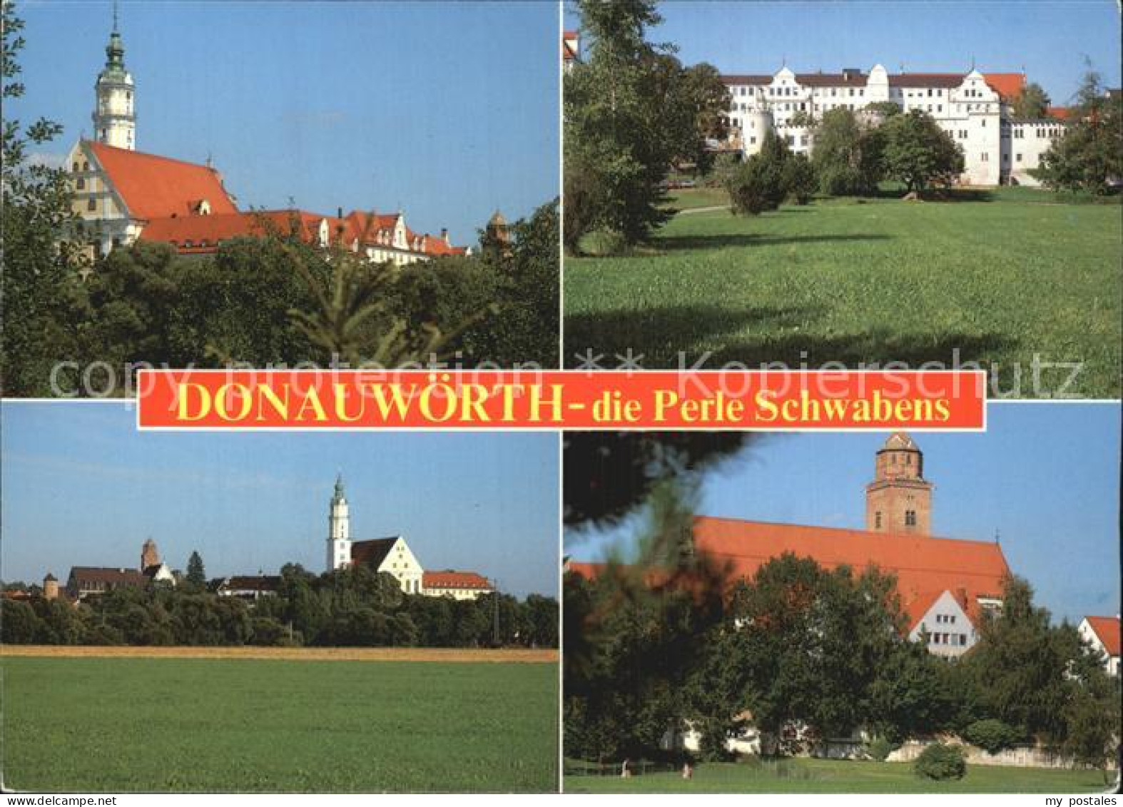 Donauwoerth Bayern Kirche Schloss Park