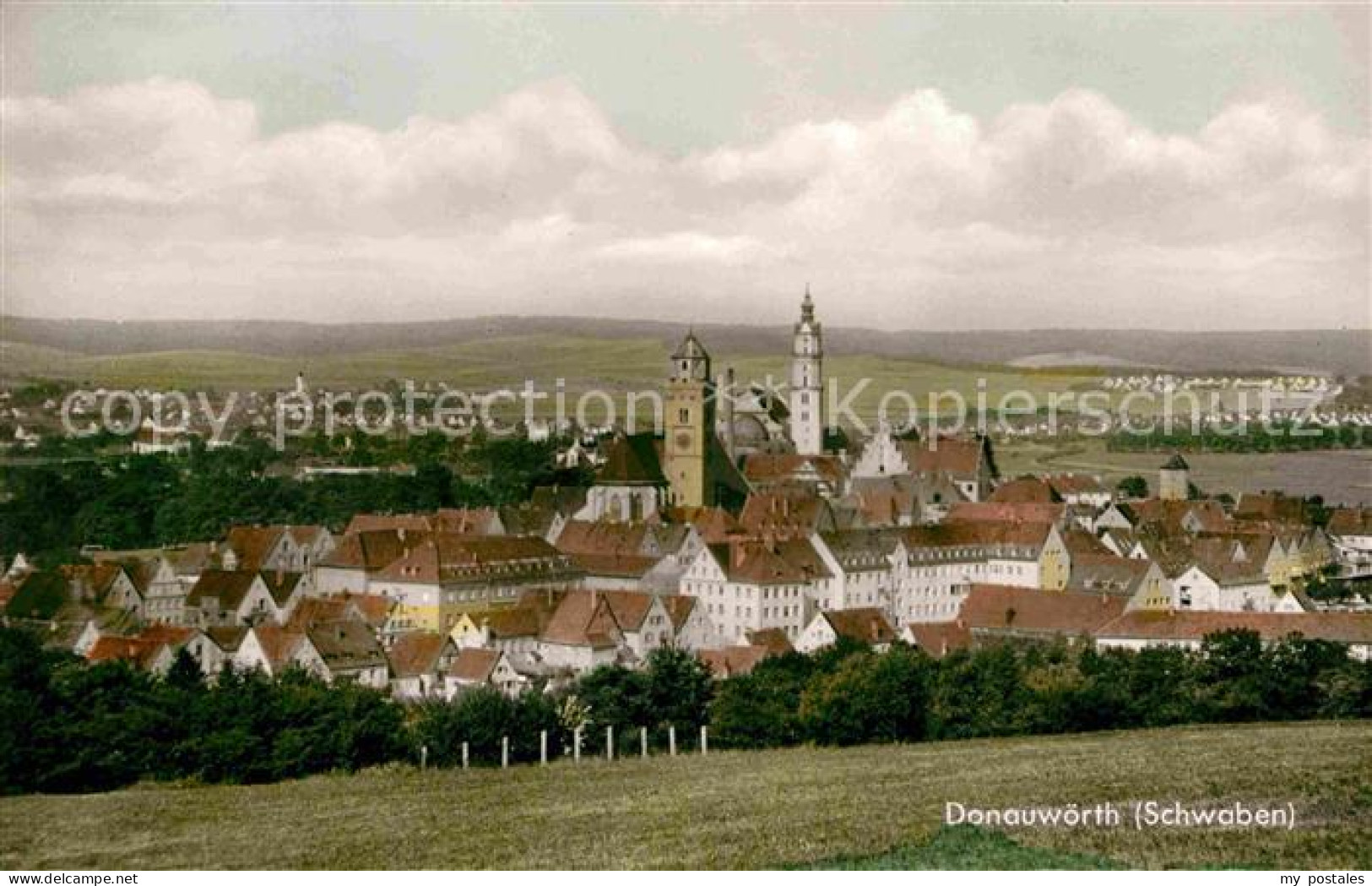 Donauwoerth Bayern Panorama