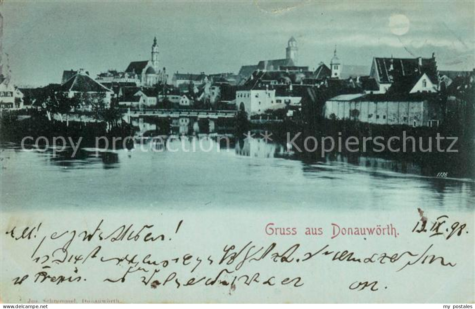 Donauwoerth Bayern Panorama
