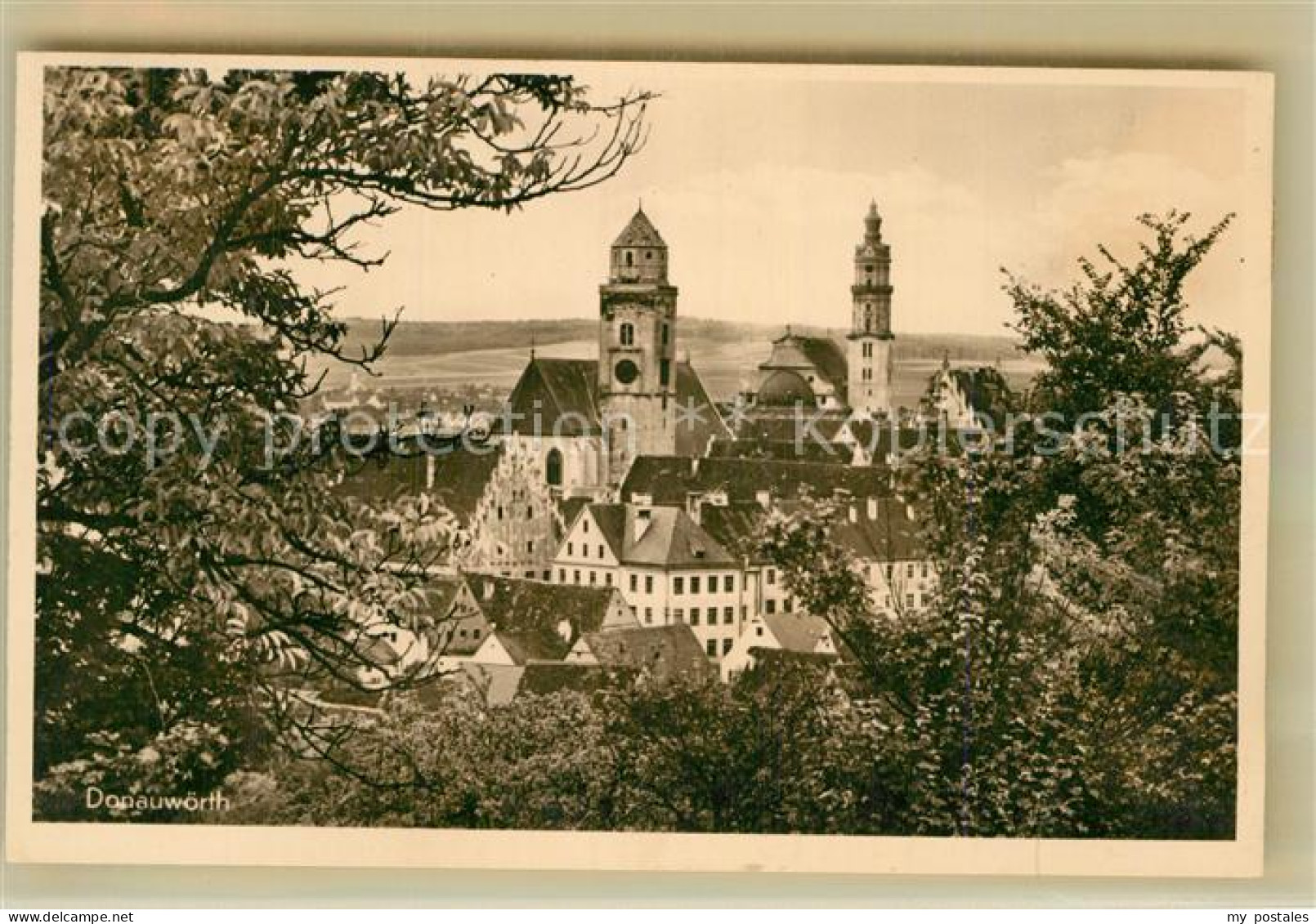 Donauwoerth Bayern Teilansicht