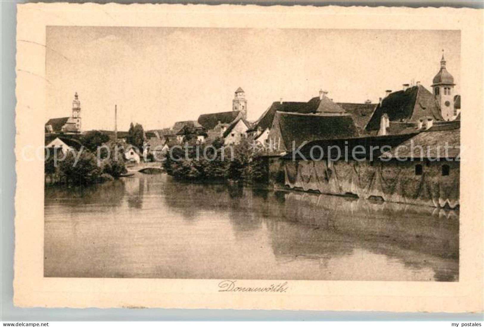 Donauwoerth Bayern Teilansicht