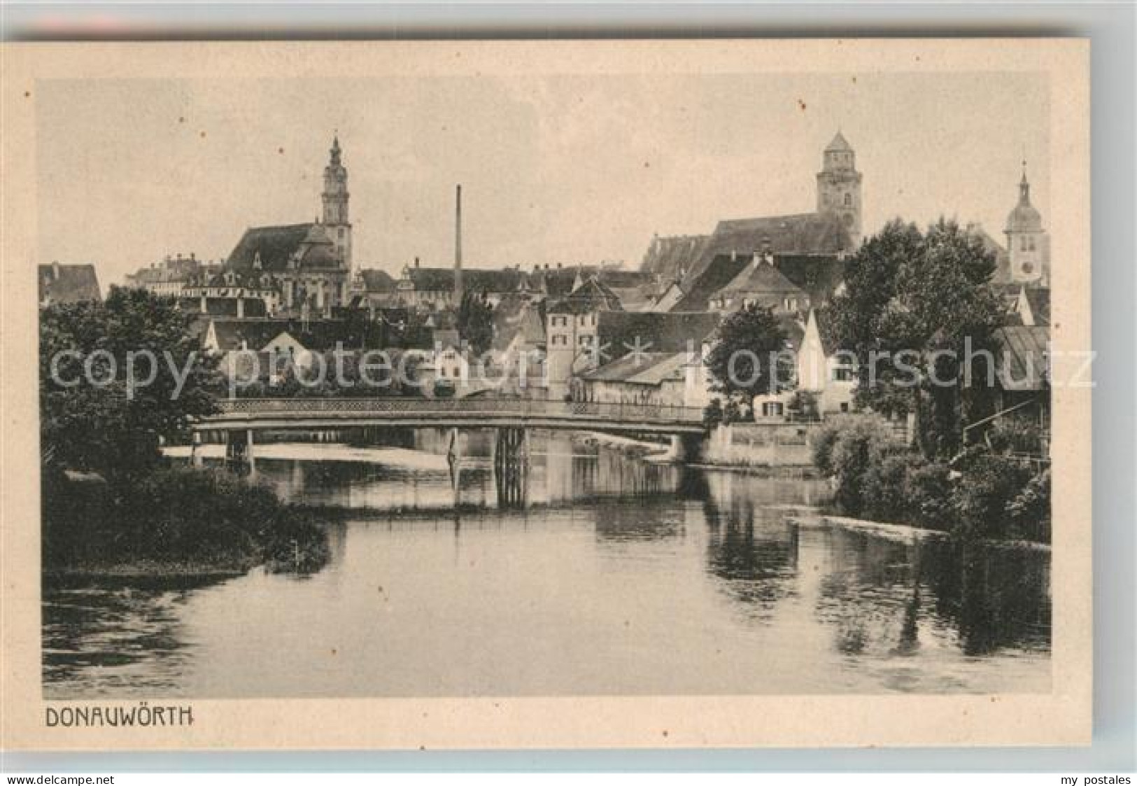 Donauwoerth Bayern Teilansicht