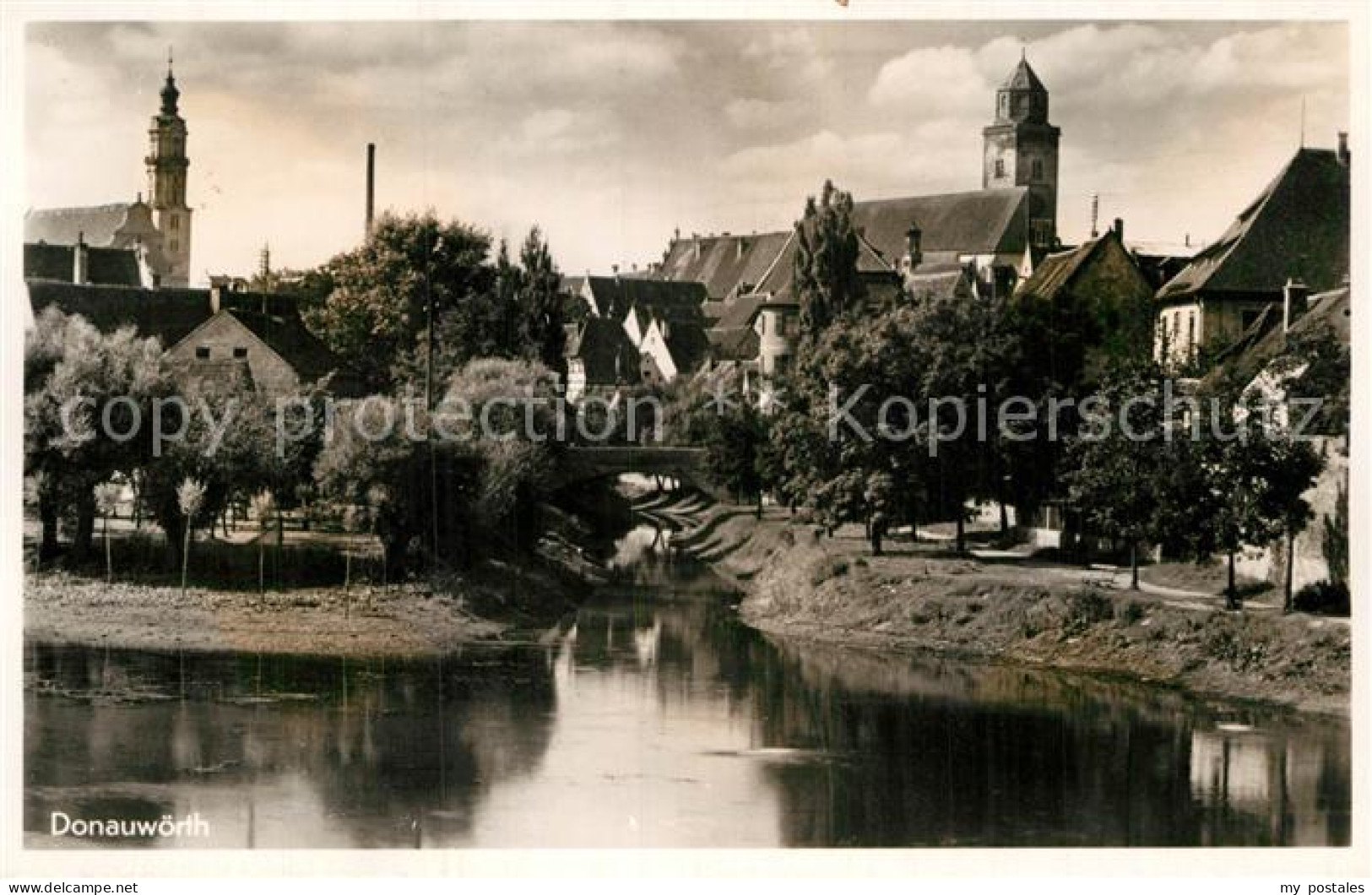 Donauwoerth Bayern Teilansicht