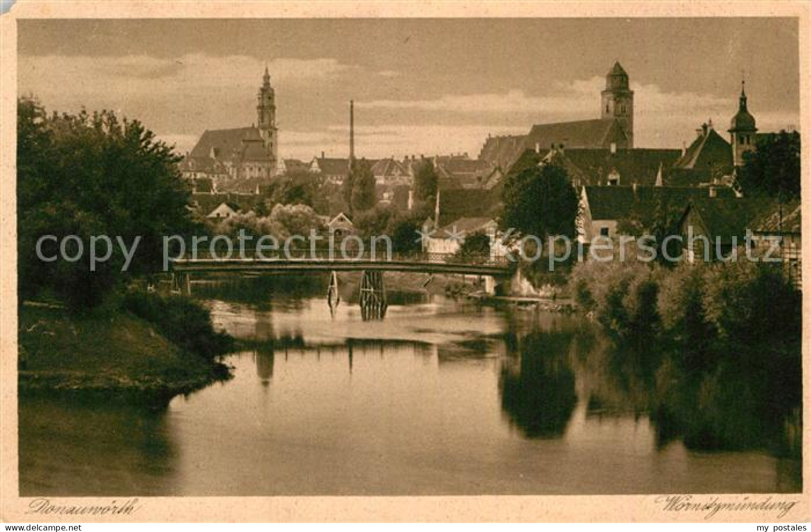 Donauwoerth Bayern Woernitzmuendung