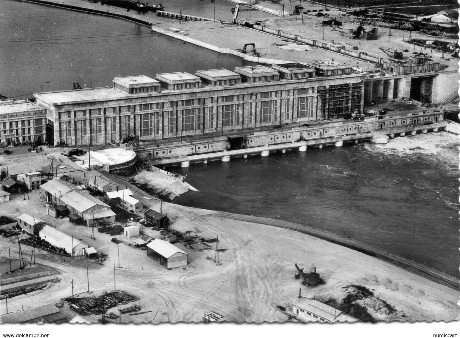 Donzère Chute de Donzère Mondragon Usine André Blondel