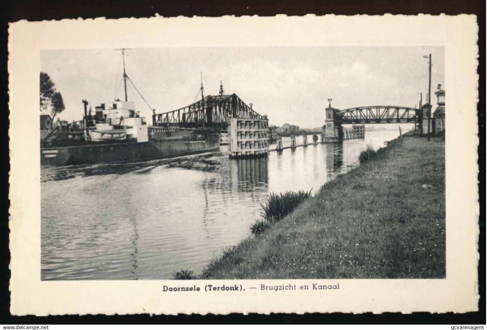 DOORNZELE ( TERDONK )  BRUGZICHT EN KANAAL