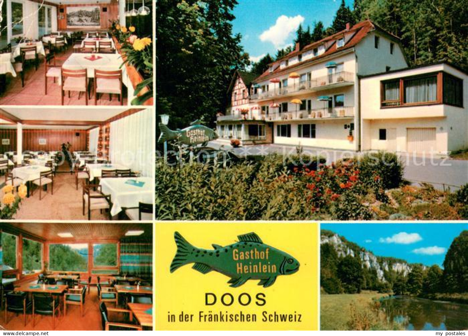 Doos Forchheim Gasthof Heinlein Gastraeume Teich