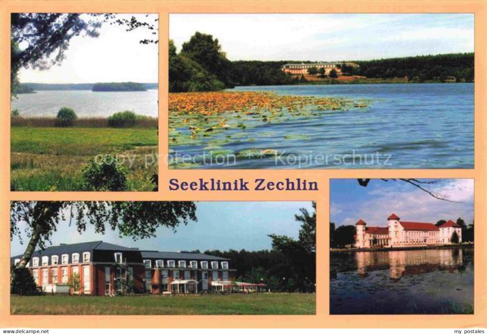 Dorf Zechlin Seeklinik-Zechlin Rheinsberg See Seerose Klinik Schloss Dorf-Zechli