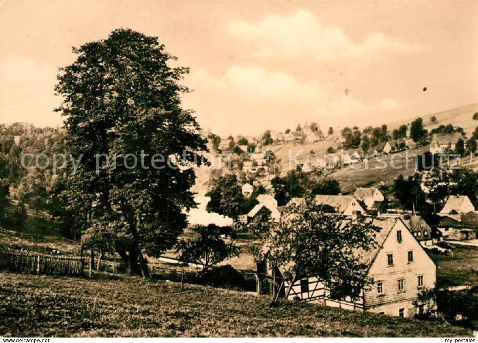 Dorfchemnitz Sayda Panorama