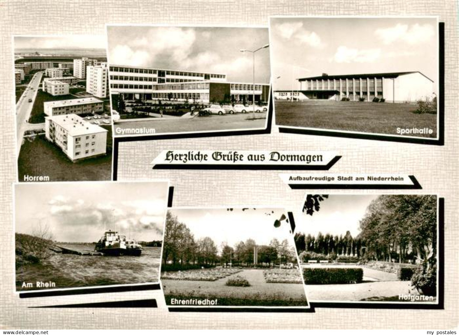 Dormagen Horrem Gymnasium Sporthalle Am Rhein Ehrenfriedhof Hofgarten