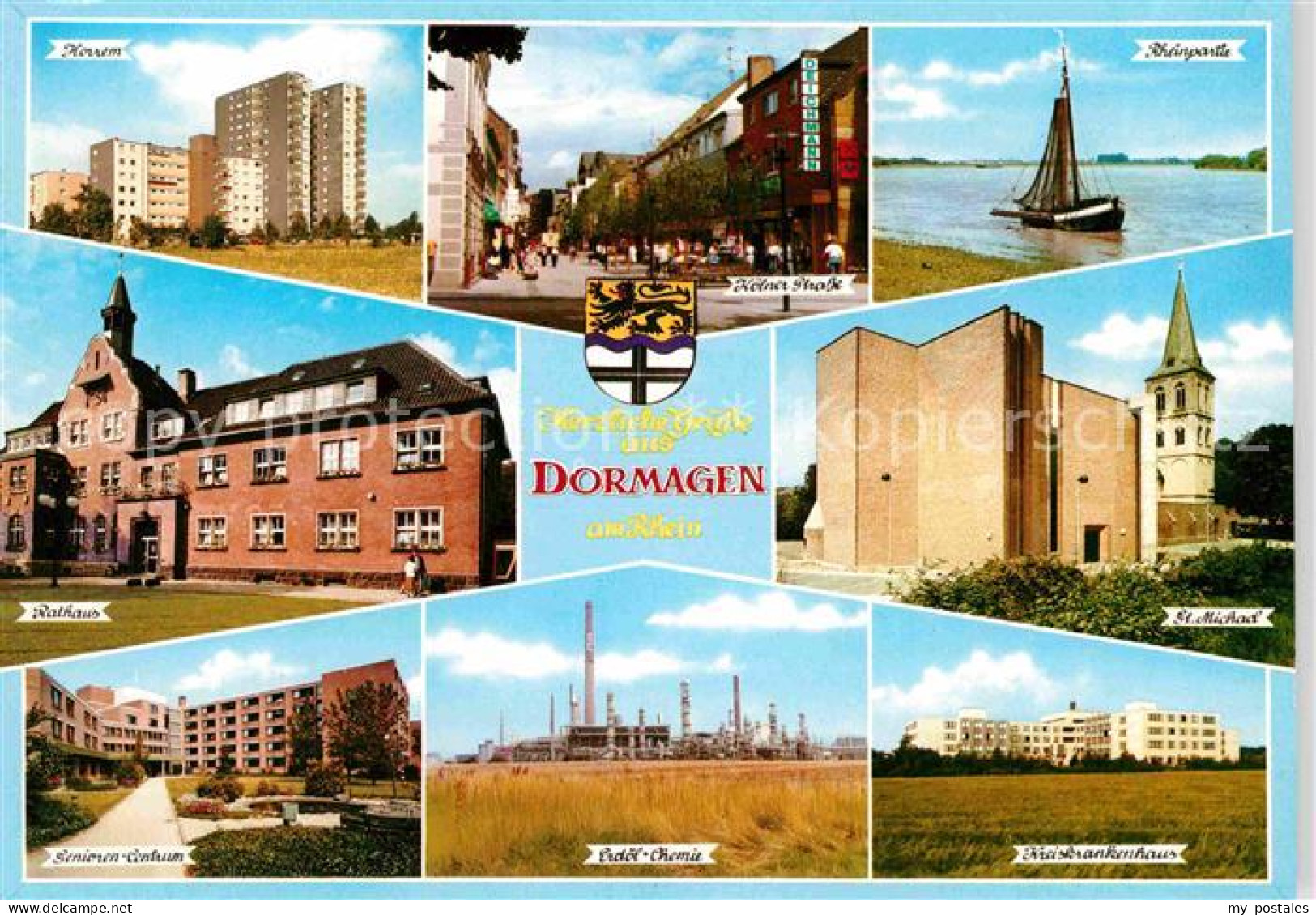 Dormagen Horrem Koelner-Strasse Rhein Kreiskrankenhaus Erdoel-Chemie