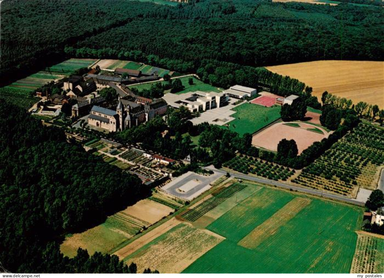 Dormagen Missionshau der Spiritaner Fliegeraufnahme