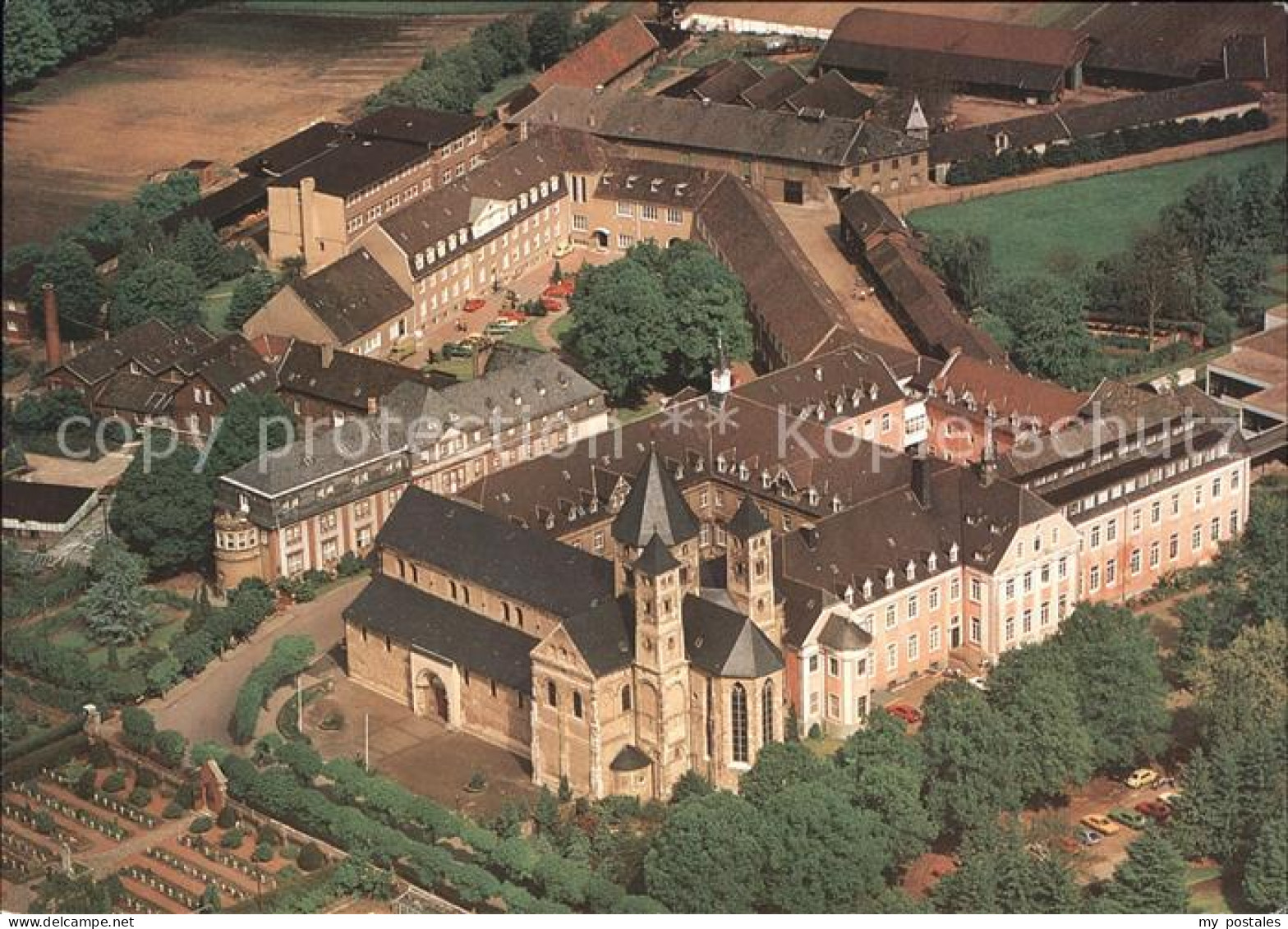 Dormagen Missionshaus Spiritaner Fliegeraufnahme