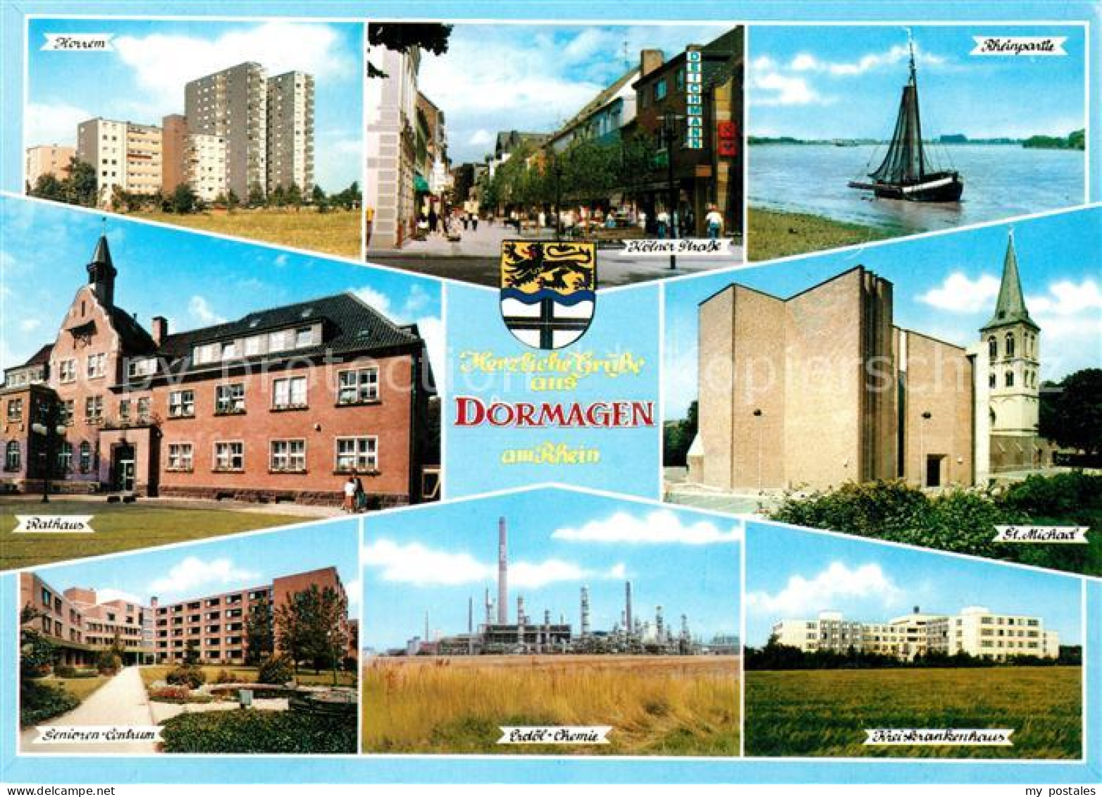 Dormagen Rathaus Sankt Michael Erdoel Chemnit Kreiskrankenhaus Horrem