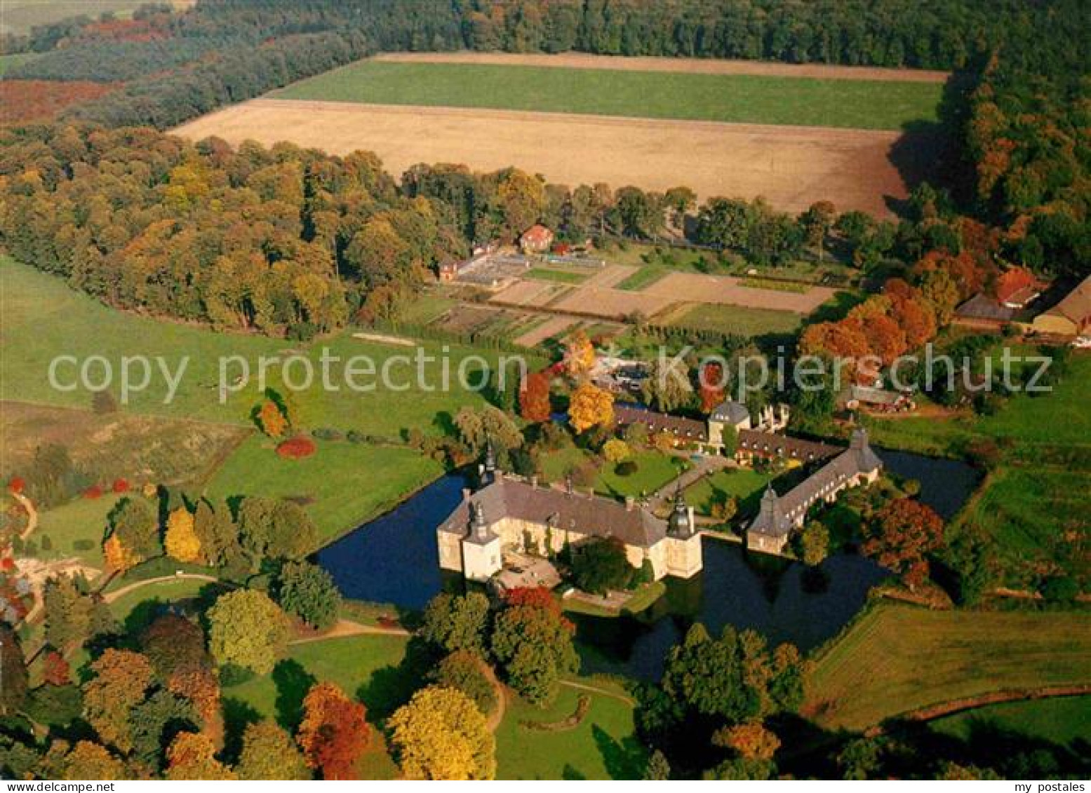 Dorsten Fliegeraufnahme Schloss Lembeck Hotel Museum