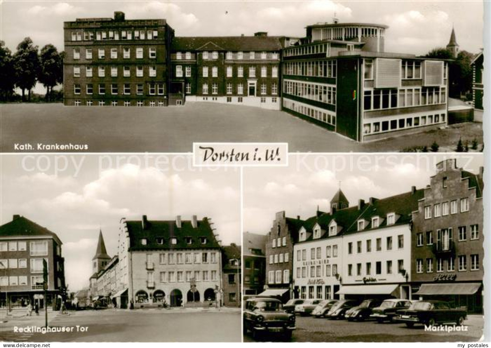 Dorsten Kath Krankenhaus Recklinghauser Tor Marktplatz