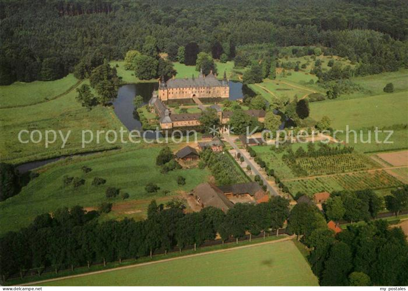 Dorsten Schloss Lembeck Fliegeraufnahme