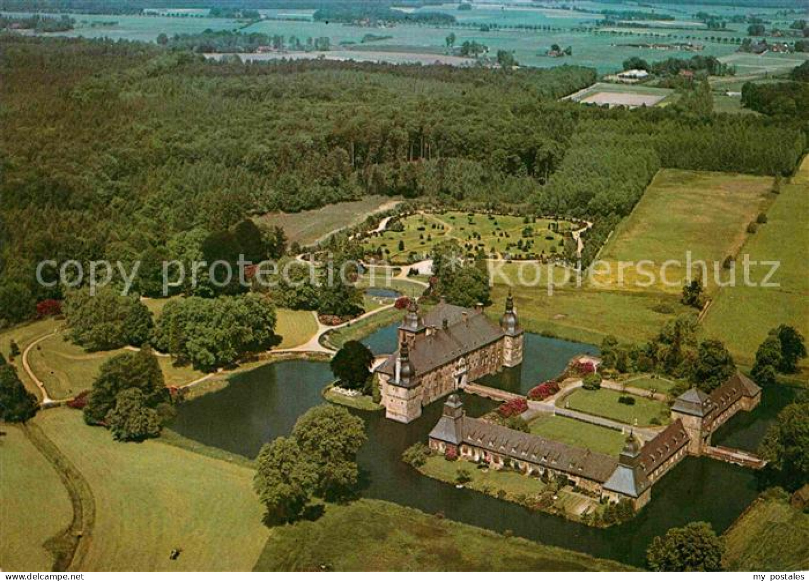 Dorsten Schloss Lembeck Museum Park Hotel Fliegeraufnahme