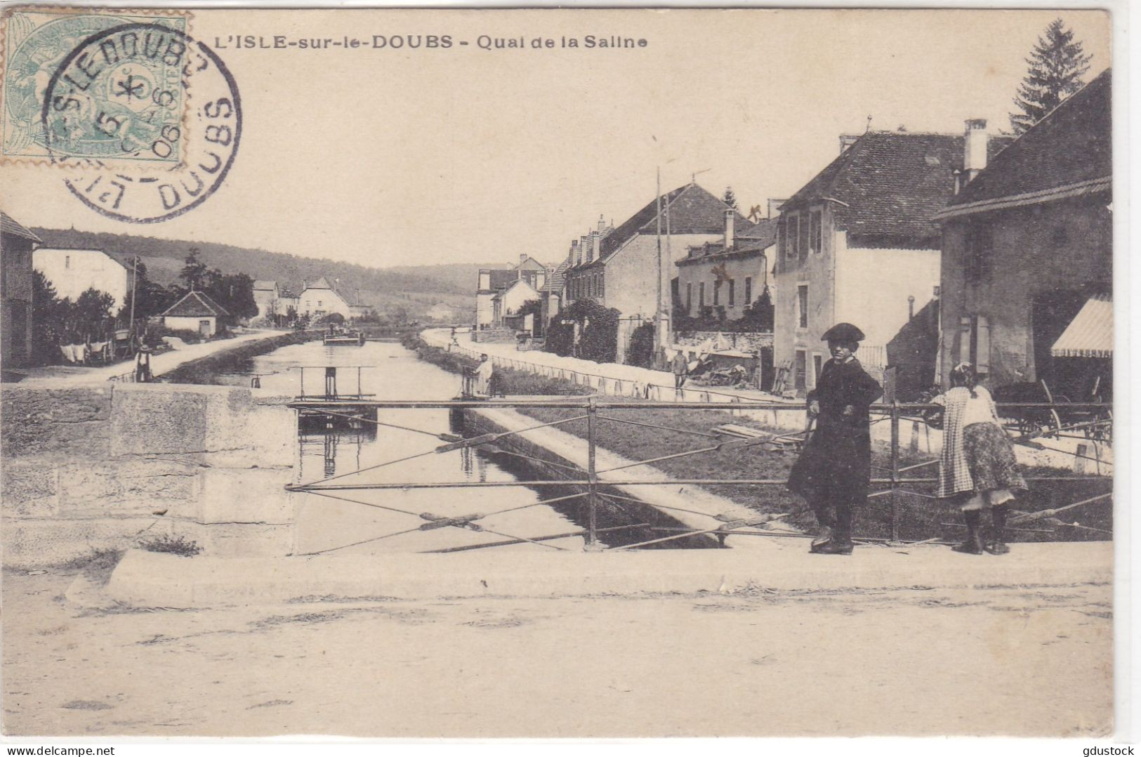 Doubs - Isle-sur-le-Doubs - Quai de la Saline