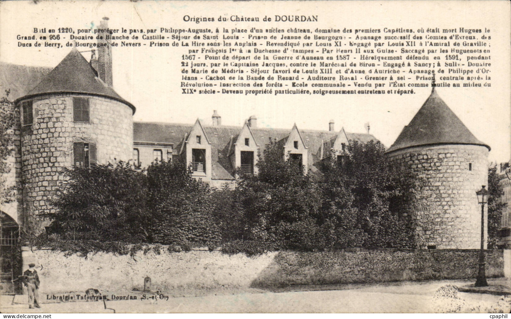 Dourdan - Chateau - CPA
