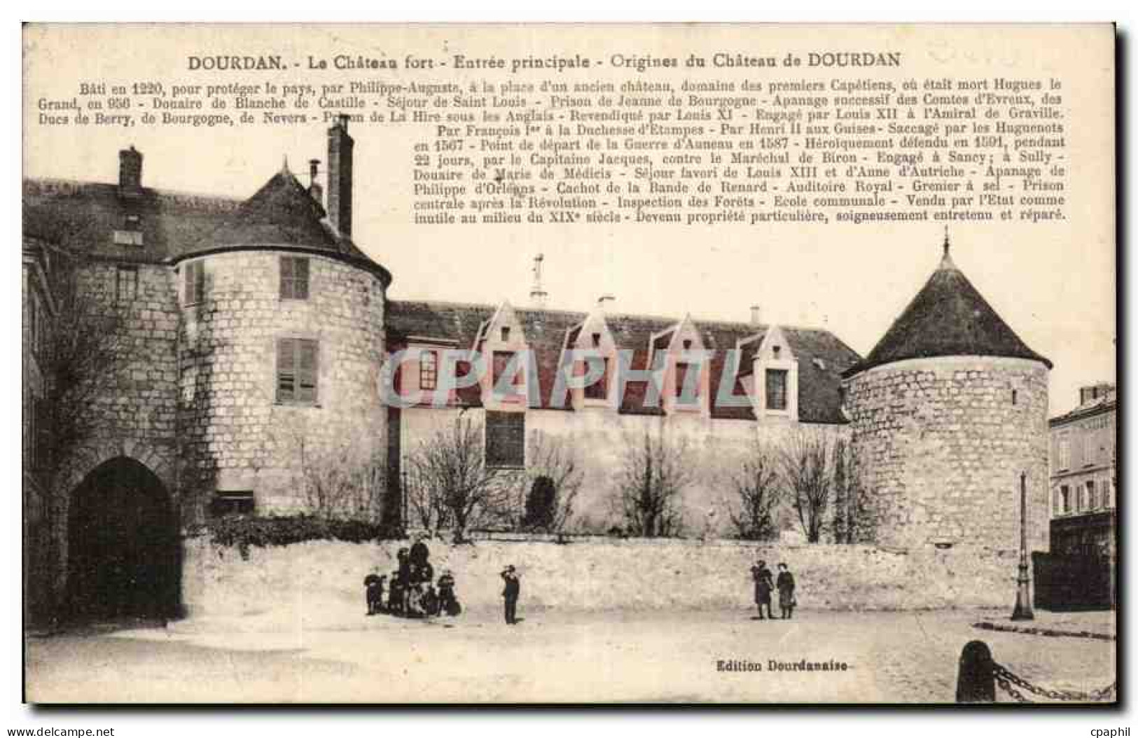 Dourdan - Le Chateau Fort - CPA