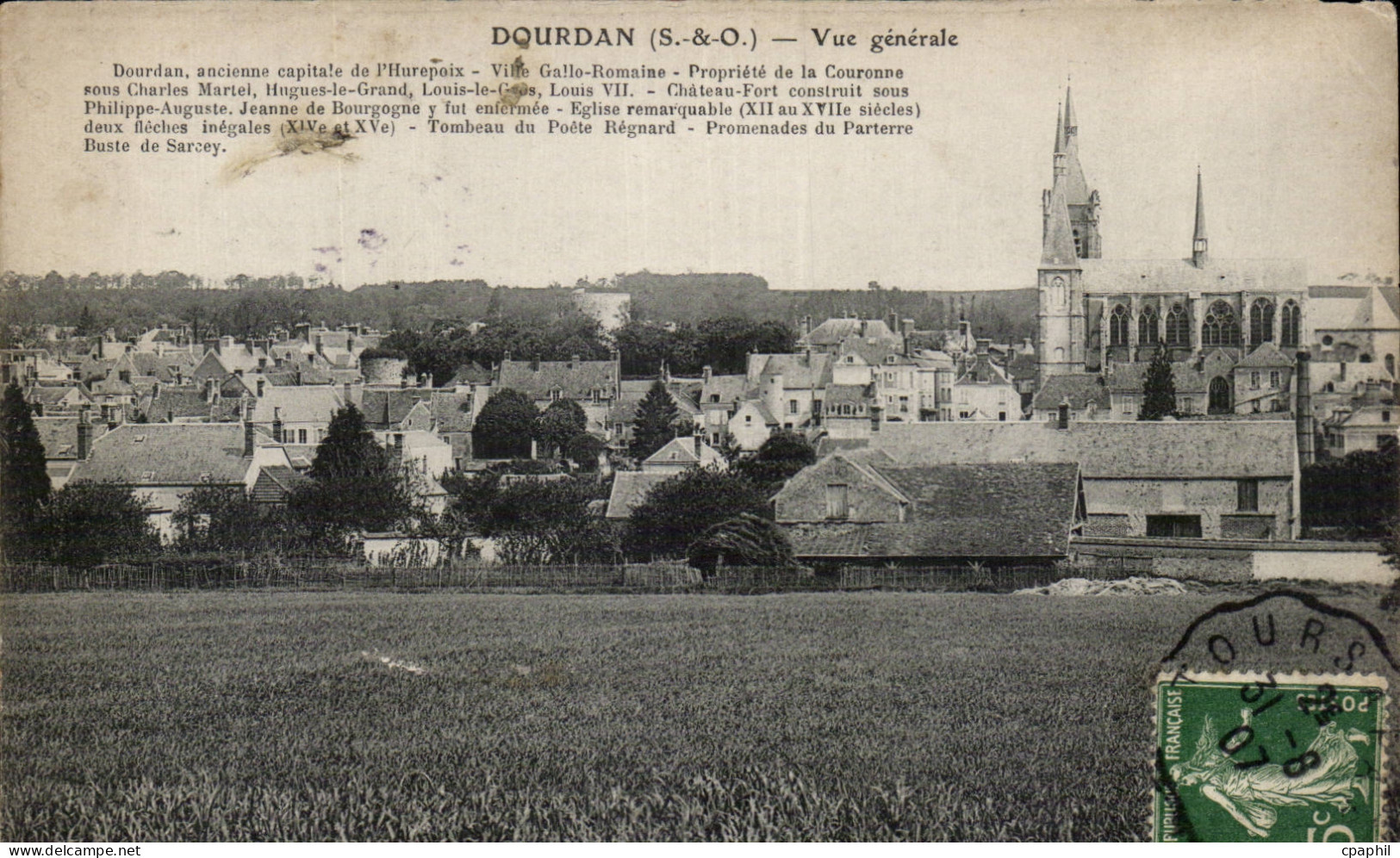 Dourdan - Vue Generale - CPA
