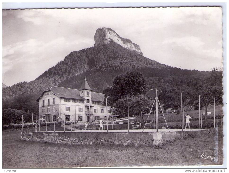 Doussard..animée..le Marceau-Hôtel..avec Tennis