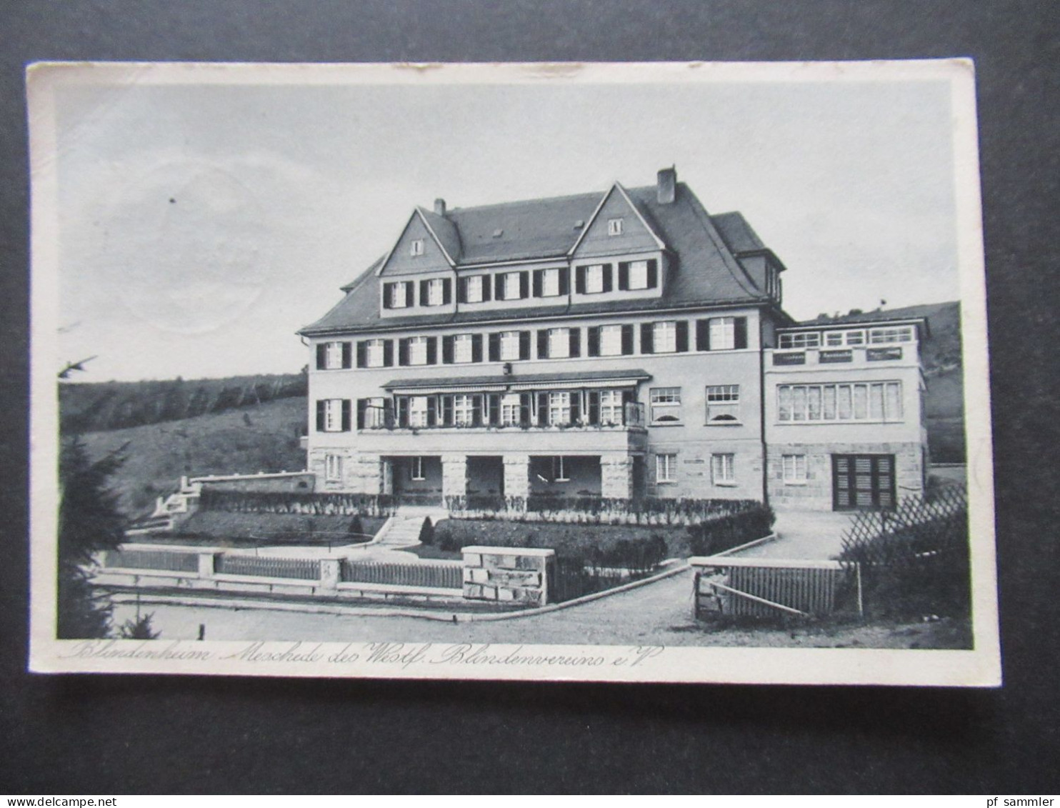 DR 1930 Foto AK Meschede Blindenheim Meschede des Westf. Blindenvereins e.V.