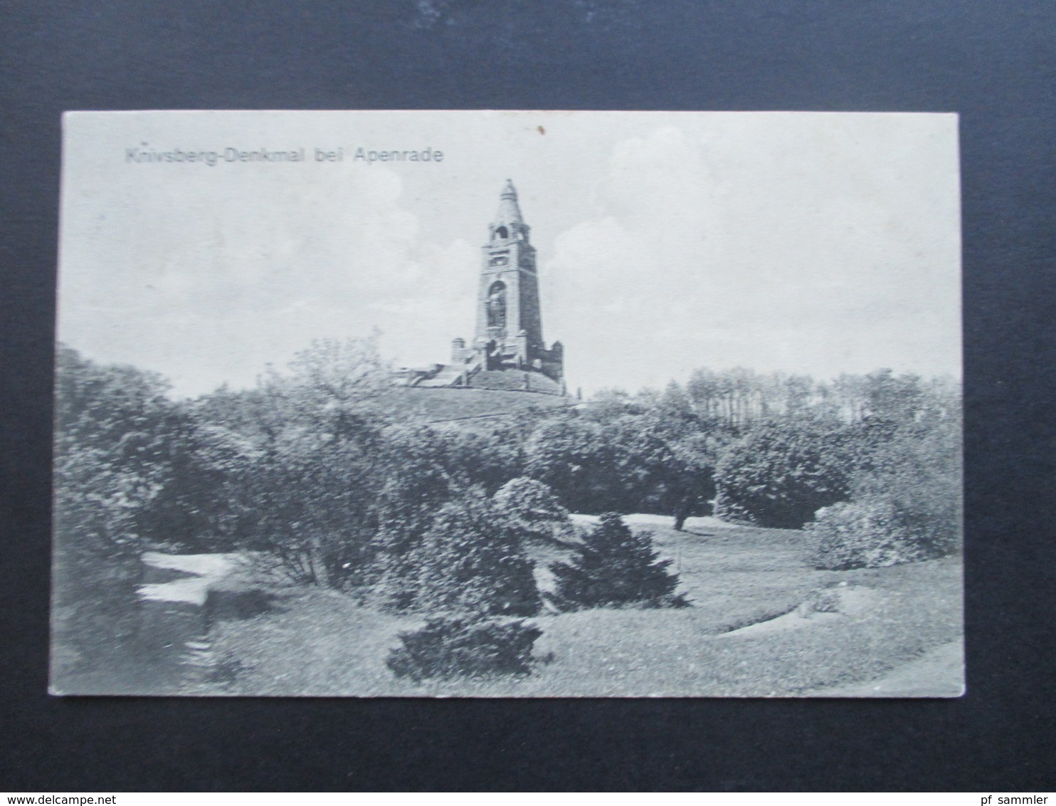 DR Nordschleswig AK Knivsberg Denkmal bei Apenrade Stempel K1 Loitkirkeby nach Orbyhage