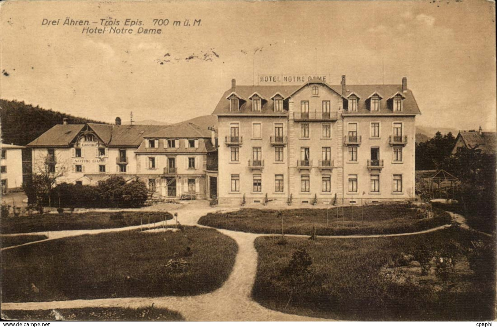 Drei Ahren CPA Trois EPis HOtel Notre DAme