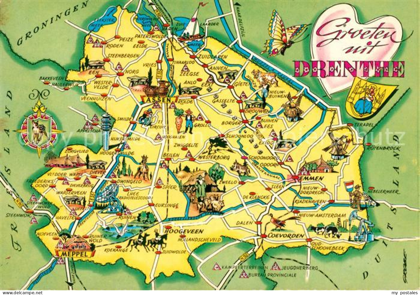 Drenthe Panoramakarte